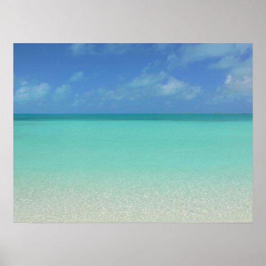 OOLS EN KIKKERSSEASCAPE/ZEE SAND EN SKY POSTER (Voorkant)