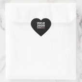 Oom 2020 Laden voor Gift Hart Sticker (Tas)