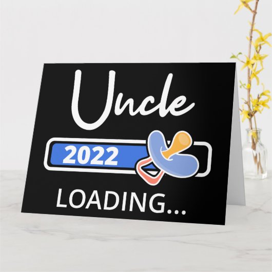 Oom 2022 Lading I - Bevorderd aan oom Kaart (Gele Bloem)