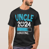 Oom 2024 laden nieuwe oom om cadeau te zijn t-shirt (Voorkant)