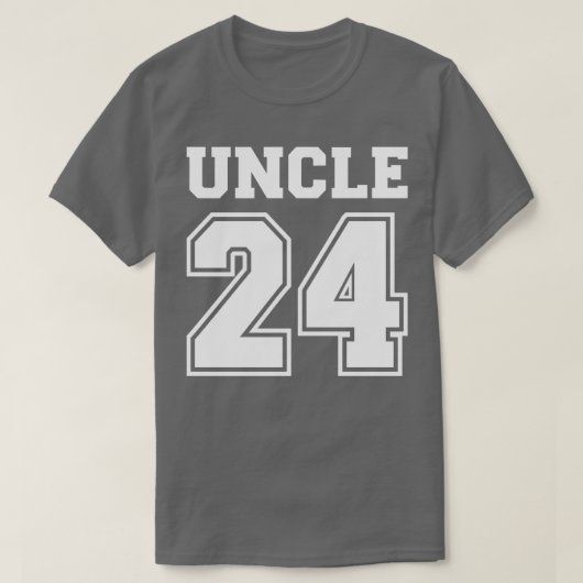 Oom 2024 voor zwangerschapsaankondiging t-shirt (Design voorkant)