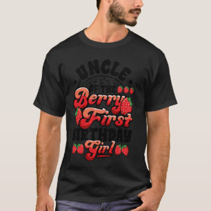 Oom Aardbei 1e Verjaardag One Berry Eerste Bday T-shirt