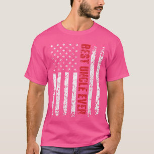Oom aller tijden Amerikaanse vlag familie T-shirt
