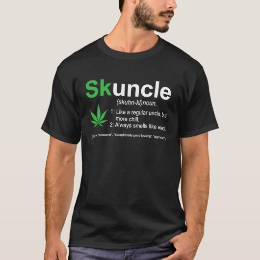 Oom als een gewone oom maar chillere t-shirt (Voorkant)