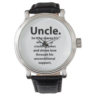 oom beste oom ooit citaat typografie oom horloge