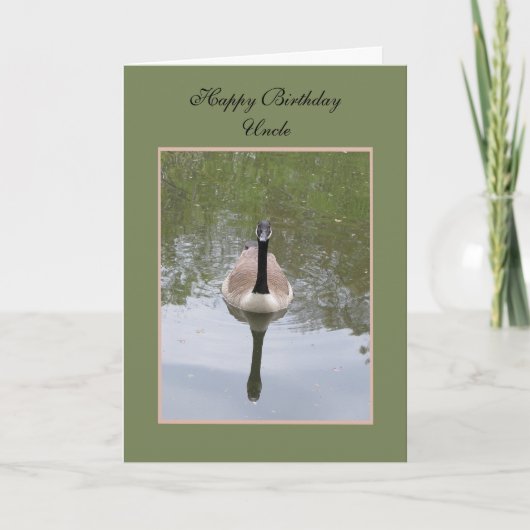 Oom Birthday Card -- De gelukkige Oom van de Kaart (Voorkant)