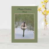 Oom Birthday Card -- De gelukkige Oom van de Kaart (Gele Bloem)