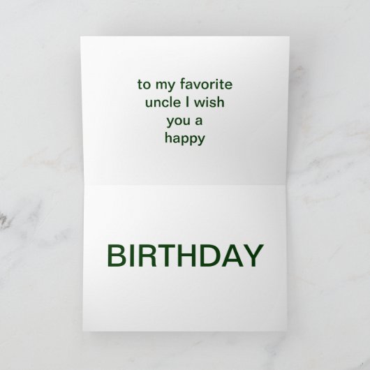 OOM BIRTHDAY KAART (Binnen)