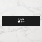 oom Boo Funny Halloween Gift | Oom Family Gift Waterfles Etiket (Enkel label)