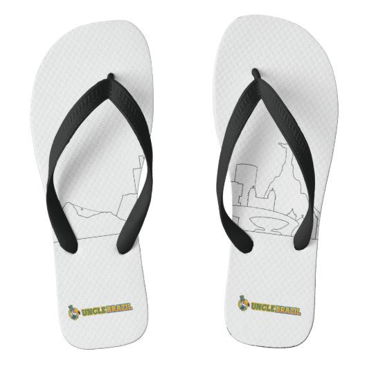 Oom Brazilië Rio de Janeiro Teenslippers (Voetbed)