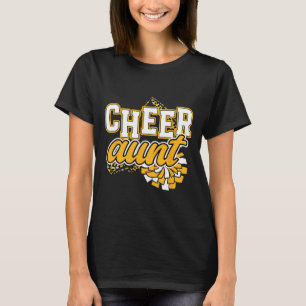 Oom cheer cheerleading tante van een cheerleader t t-shirt