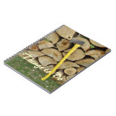 Oom Chores-Ax en Woodpile Notitieboek (Linkerzijde)
