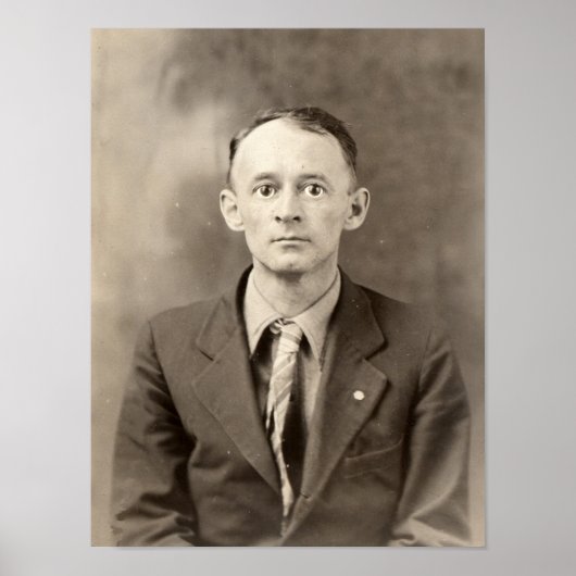 Oom Creepy - Halloween Haunted Portret Poster (Voorkant)