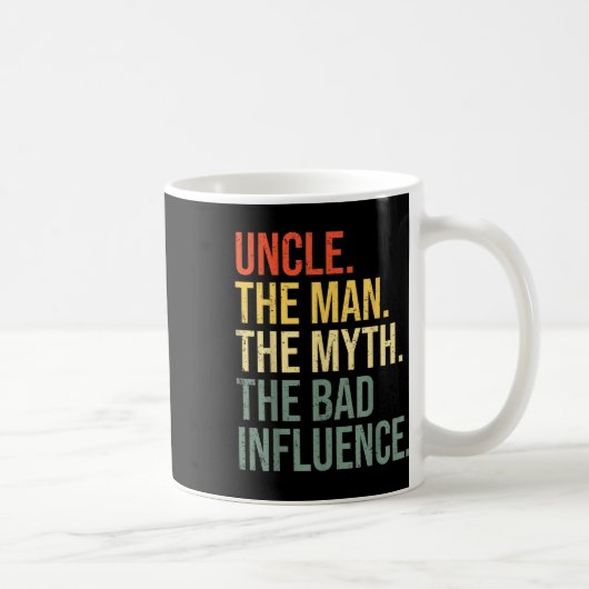 Oom De Man De Mythe De Slechte Invloed Beste Grapp Koffiemok (Rechts)