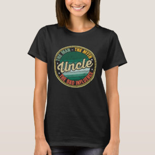 Oom de Man mythe de slechte influencer retro vinta T-shirt