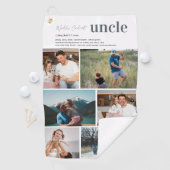 Oom Definitie | 7 Foto gepersonaliseerd Golfhanddoek (Insitu)