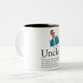 Oom Definitie Foto Tweekleurige Koffiemok (Voorkant links)