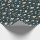 Oom Drosselmeyer: Groene Notenkraker Ballet Cadeaupapier (Hoek)