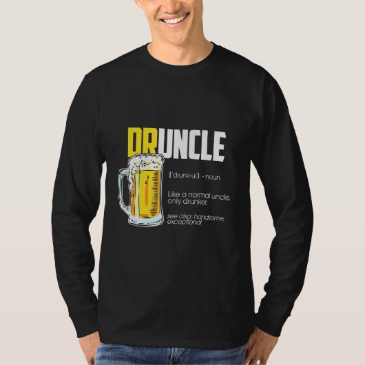 Oom Druncle Definition Beer T-shirt (Voorkant)