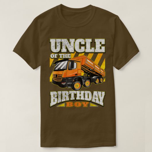 Oom - Dump Truck Birthday T-shirt (Design voorkant)