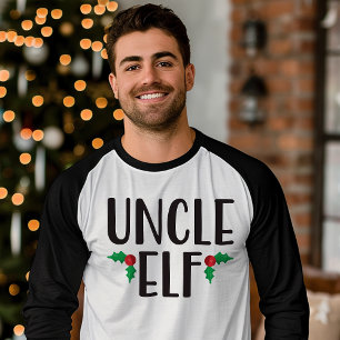 Oom Elf Familie Kerstcadeau T-shirt