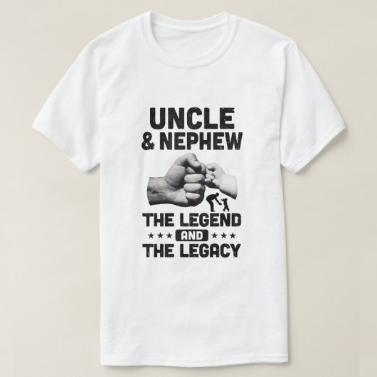 Oom en Nephew de legende en de erfenis T-shirt (Design voorkant)