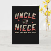 Oom en nicht beste vrienden voor het leven| Grappi Kaart (Gele Bloem)