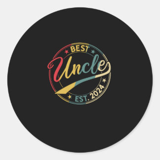Oom EST 2024 Oom sinds 2024 Retro Oom 2024 Ronde Sticker