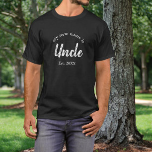 Oom Est Jaar Wit Nieuw Baby Familie Openbaring T-shirt