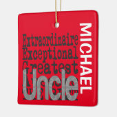 oom Extraordinaire CUSTOM Keramisch Ornament (Links)