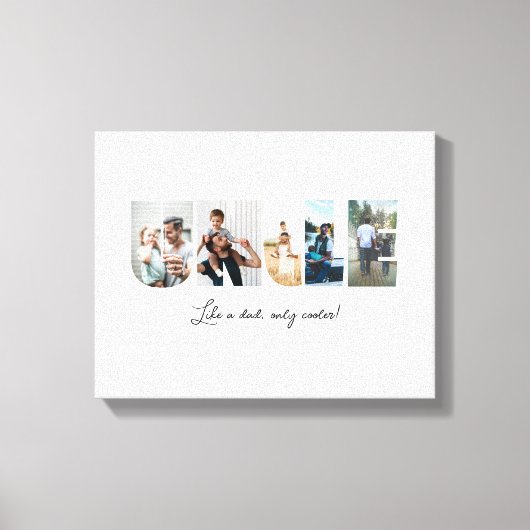 Oom Foto Collage 5 Afbeeldingen Collage Canvas Afdruk (Voorkant)