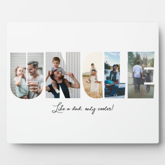 Oom Foto Collage 5 Afbeeldingen Collage Fotoplaat (Voorkant)