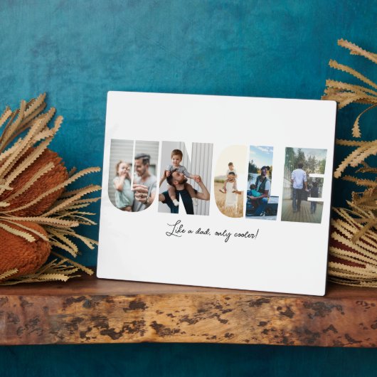 Oom Foto Collage 5 Afbeeldingen Collage Fotoplaat (Zijkant)