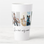 Oom Foto Collage 5 Afbeeldingen Collage Latte Mok (Voorkant)