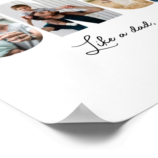 Oom Foto Collage 5 Afbeeldingen Collage Poster (Hoek)