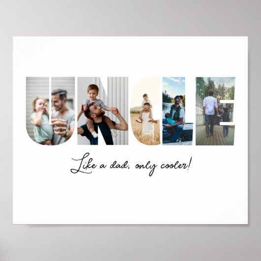 Oom Foto Collage 5 Afbeeldingen Collage Poster (Voorkant)