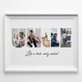 Oom Foto Collage 5 Afbeeldingen Collage Poster