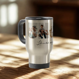 Oom Foto Collage 5 Afbeeldingen Collage Reisbeker