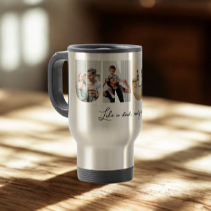 Oom Foto Collage 5 Afbeeldingen Collage Reisbeker