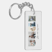 Oom Foto Collage 5 Afbeeldingen Collage Sleutelhanger (Voorkant Links)