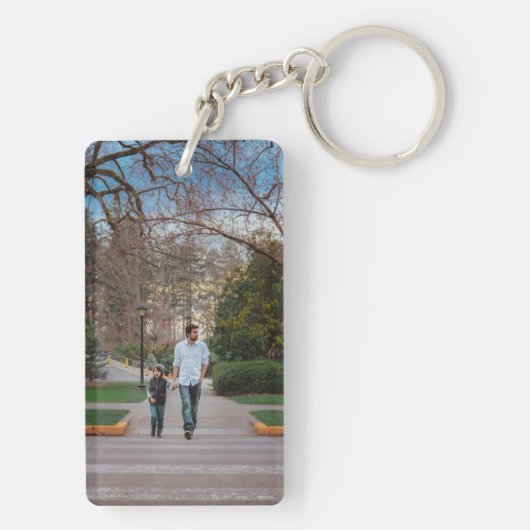 Oom Foto Collage 5 Afbeeldingen Collage Sleutelhanger (achterkant)