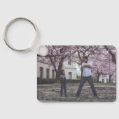 Oom Foto Collage 5 Afbeeldingen Collage Sleutelhanger (Achterkant)