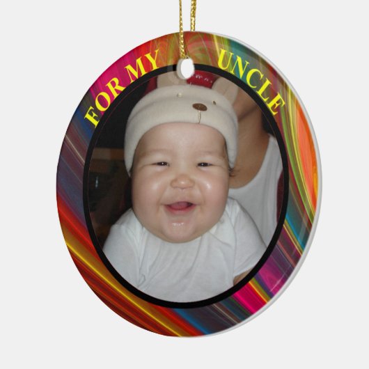 Oom Foto Gift Label & Ornament (Links)