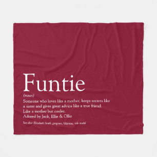 Oom Fun Fun Definition Bourgondië Fleece Deken