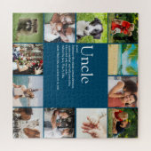 Oom Funcle Definitie 12 Foto Pret Blauw Legpuzzel (Horizontaal)