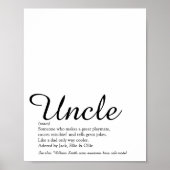Oom Funcle Definition Modern Fun Script Poster (Voorkant)