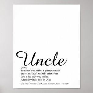 Oom Funcle Definition Modern Fun Script Poster