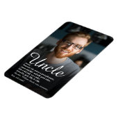 Oom, Funcle Definition Script Photo Fun Magneet (Linkerzijde)