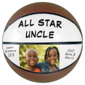 Oom Gepersonaliseerde foto Basketbal (Voorkant)