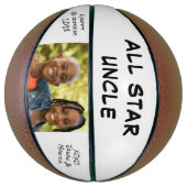 Oom Gepersonaliseerde foto Basketbal (Verticaal)